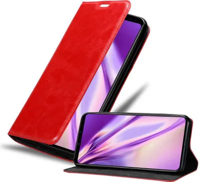 Obrázek produktu pro Cadorabo Case for Google PIXEL 4 XL Protective Case in Red Pouzdro na mobilní telefon s magnetickým zavíráním