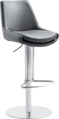 Produktbild von Barstuhl Mayer Sitzmöbel 1241 45 x 54 x 84 cm Edelstahl grau