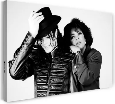 Produktbild von Leinwandbild (120x80cm): Michael Jackson, echter Holz-Keilrahmen inkl. Aufhänger, handgefertigt in Deutschland