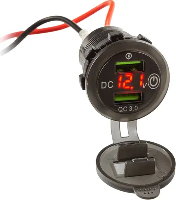 Immagine prodotto di Doppia presa USB integrata con indicatore di tensione