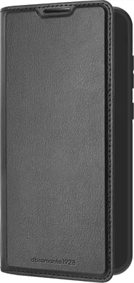 Produktbild von DBRAMANTE1928, Folio-Hülle für Galaxy A35 5G mit Kartenfach und Standfunktion, Schwarz