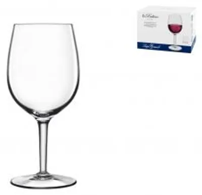 Produktbild von BORMIOLI LUIGI Set mit 6 Gläsern aus Rubinrotglas, geeignet für Rotwein, 37 cl