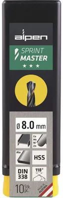 Productafbeelding van Boor bit, DIN 338, ø 9,1 mm, HSS