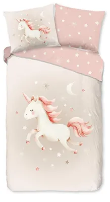 Produktbild von ZouZou Kinderbettwäsche "Rosa" - Rosa - (140x200/220 cm) - 100 % Baumwolle