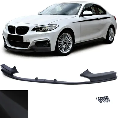 Produktbild von Spoiler Lippe Frontspoiler schwarz matt für BMW 2er F22 F23 ab 2012 mit M-Paket