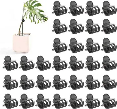 Produktbild von Pflanzenclips 50 Stück - Unterstützung für Stängel von Orchideen und Kletterpflanzen - Innen und Außen