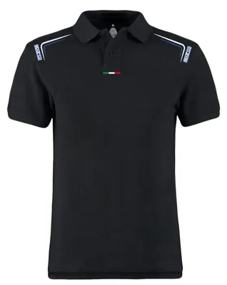 Obrázek produktu pro Polo tričko Sparco Skid černé, velikost XL