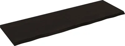 Obrázok produktu pre vidaXL Vanity top tmavohnedý 160x50x(2-4)cm masívne drevo