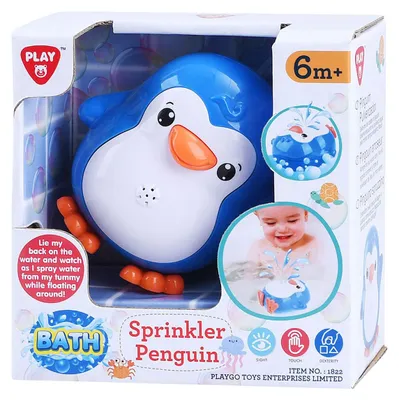 Produktbild von Playgo Badespielzeug „Spritziger Pinguin“