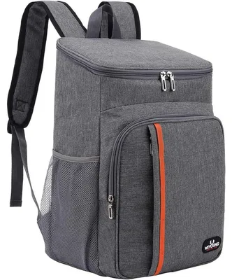 Image de Sac isotherme 26L, sac de pique-nique isotherme gris, idéal pour les activités de plein air et le travail