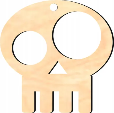 Produktbild von Halloween Deko-Anhänger aus 4 mm Sperrholz, präzise lasergeschnitten, Serie H5
