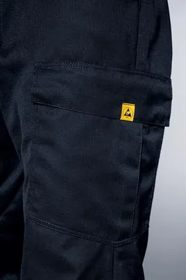 Obrázok produktu pre Uvex suXXeed ESD, Nohavice, Muž, Grafit, 4 vrecká/vreciek, Gombík, Zips, Bavlna, Polyester