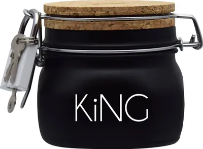 Produktbild von Spardose Geld Geschenk Ideen King Design1 Schwarz Größe S 0.5 Liter