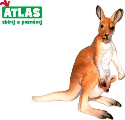 Produktbild von A - Figur Känguru mit Jungtier 9 cm