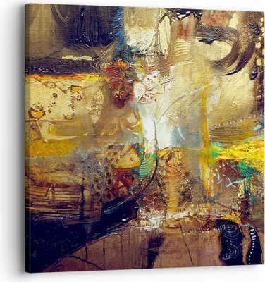 Produktbild von Bild auf Leinwand - Leinwandbild - Abstraktion modern - 30x30cm - Wand Bild - Wanddeko - Wandbilder - Leinwanddruck - Bilder - Kunstdruck - Wanddekoration - Leinwand bilder - Wandkunst - AC30x30-3483