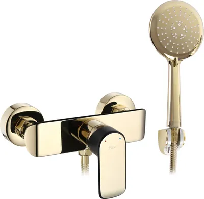 Immagine prodotto di Rubinetto da Doccia Rea Bloom Black Gold