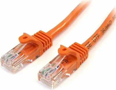 Obrázek produktu pro StarTech.com 45PAT1MOR, 1 m, Cat5e, U/UTP (UTP), RJ-45, RJ-45, Oranžová
