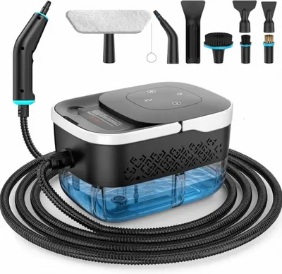 Zdjęcie produktu dla Mocna Myjka Parowa Mop Parowy Czyścik 2500W 4Bar Do Domu Okien Łazienki Fug