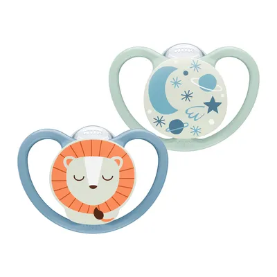 Image de NUK Happy Nights 6-18m 2pcs/BOX fille - 6-18m