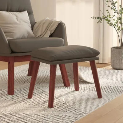 Produktbild von Möbel Fußhocker Grau 45x29,5x35 cm Kunstleder - Fußhocker 341492