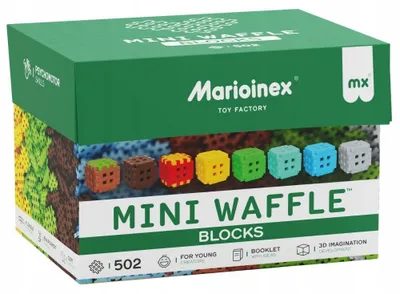 Produktbild von Marioinex Mini-Waffel-Bausteine, 502 Teile.