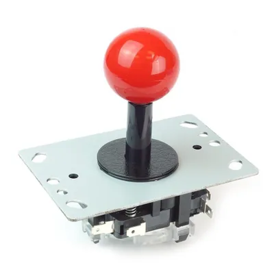 Produktbild von Arcade Joystick, 8 Wege, 65,3mm Höhe, rot