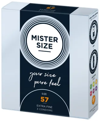 Obrázok produktu pre Kondómy MISTER.SIZE 57 mm 3 kusy
