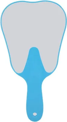 Image de Miroirs dentaires - Colorés et tendance, avec un design en forme de dent - Miroirs dentaires pour les examens bucco-dentaires