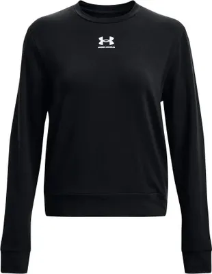 Produktbild von Under Armour Rival Terry Crew T-Shirt - Schwarz 1369856-001__SM