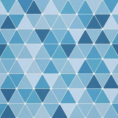 Produktbild von OUTDOOR DEKOSTOFFE OXFORD - Motiv blaue Dreiecke I DX051