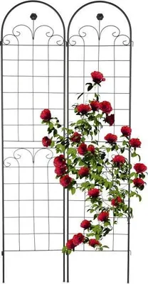 Obrázok produktu pre Trellis 220 cm sada 2 ks čiernych