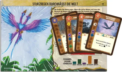 Produktbild von Pegasus Spirit Island: Sturzregen durchnässt die Welt, Brettspiel