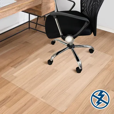Zdjęcie produktu dla Antystatyczne maty ochronne Performa do podłóg twardych wykonane z poliwęglanu, prostokątne 114 x 300 cm