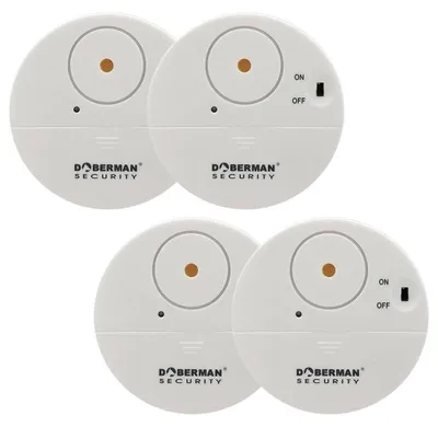 Immagine prodotto di Sensore di vibrazioni per finestre - Allarme 100 dB - Ultrasottile - 3 batterie LR44