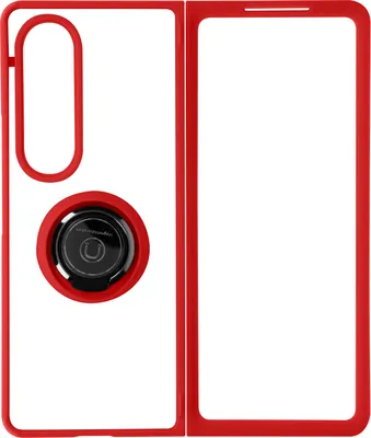 Produktbild von Avizar, Schutzhülle mit Ring-Halterung für Samsung Galaxy Z Fold4, Rot