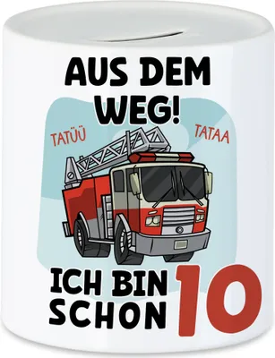 Produktbild von Aus Dem Weg Ich Bin Schon 10 Spardose Happy Birthday 10. Geburtstag Alles Gute Herzlichen Glückwunsch Feier