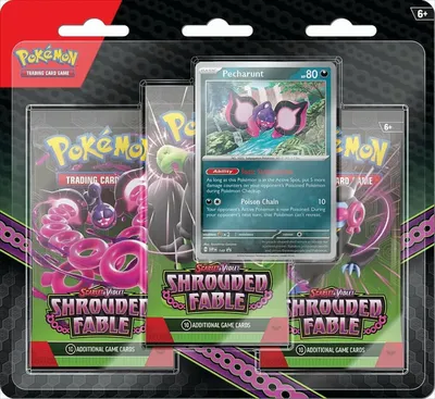 Produktbild von Pokemon Trading Card Game Paldea-schicksale 3er-pack Blister-sammelkarte Englisch Durchsichtig  Durchsichtig One Size