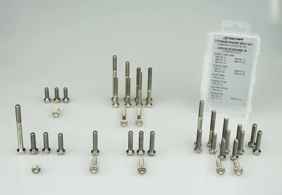 Produktbild von SCAR Engine Screw Kit Titanium 41 Screws