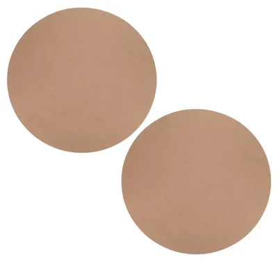 Töpferscheiben-Bats, 2 Stk., 14 Zoll, 8 mm, Holzfaser, braun