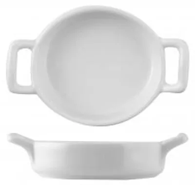 Immagine prodotto di H&H Set 4 Mini Antipastiere Con Manici In Porcellana, 10X7