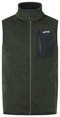 Produktbild von Regatta - "Newhill" Weste für Herren, Fleece RG13600 (XL) (Dunkel-Khaki)
