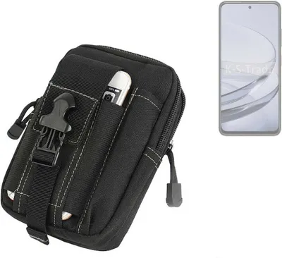 Produktbild von K-S-Trade Gürtel Tasche kompatibel mit ZTE Axon 60 Gürteltasche Holster Schutz Hülle Handy Hülle Smartphone outdoor Handy-Hülle schwarz