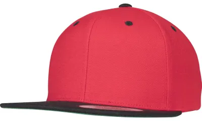 Produktbild von Classic Snapback 2-Tone Cap,red / black