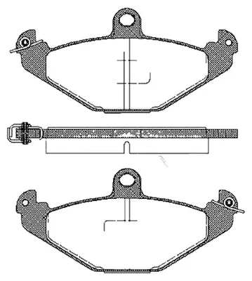 Produktbild von Bremsbelagsatz Scheiben 14,8 mm TRISCAN IAM-Expertise für u.a. RENAULT 21