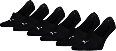 Produktbild von PUMA Uni Füßlinge, 6er Pack - Footie, ECOM, einfarbig, Logo Schwarz 43-46
