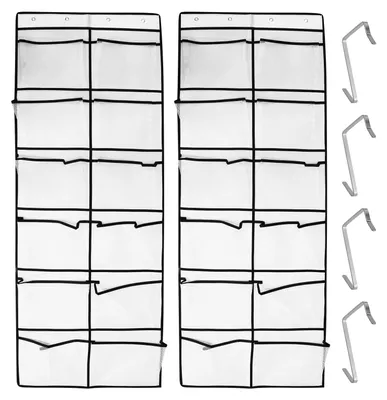 Produktbild von Omgoods – Set aus 2 Hängeablagen mit 10 Gitterfächern – Türhänger-Organizer
