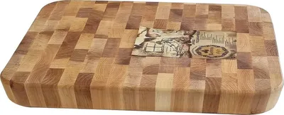 Zdjęcie produktu dla Deska do krojenia, 32.5 x 36.5 x 4.5 cm, drewno, do kuchni