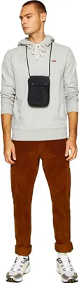 Produktbild von Graues Herren-Sweatshirt mit Kapuze und Kängurutasche - Stilvoll & Bequem
