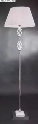 Obrázek produktu pro Křišťálová stojací lampa Stojan na lampy Lampa bílá