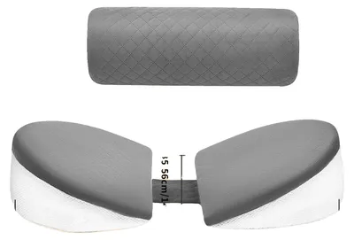 Immagine prodotto di Cuscino per gravidanza, design regolabile, supporto in memory foam, GRIGIO